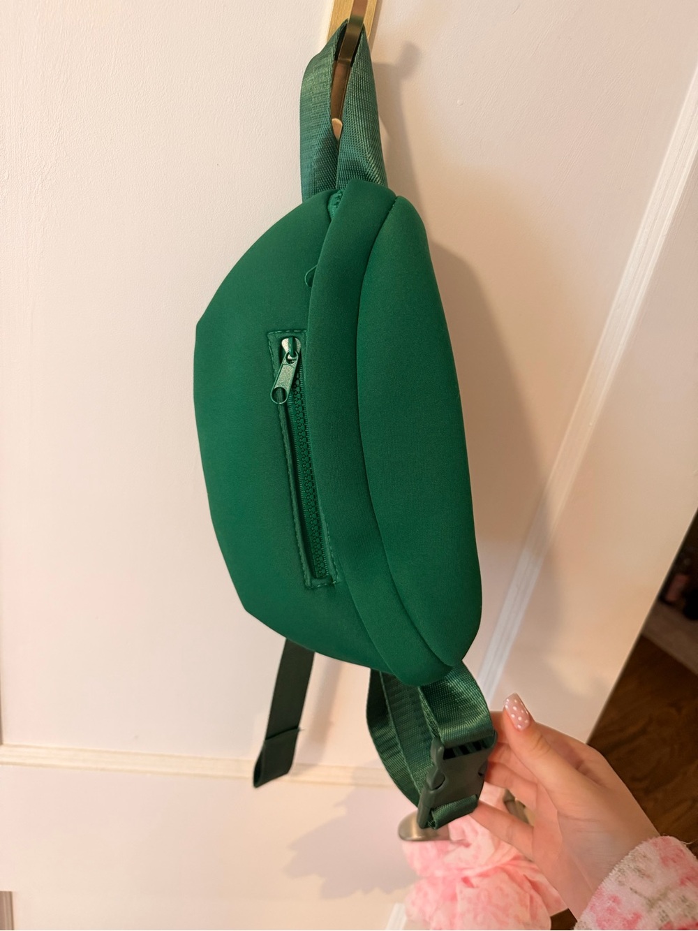 Emerald Green Neoprene Waist Bag